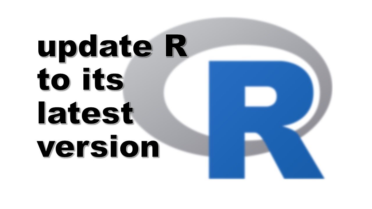 Update R to the latest version in RGui