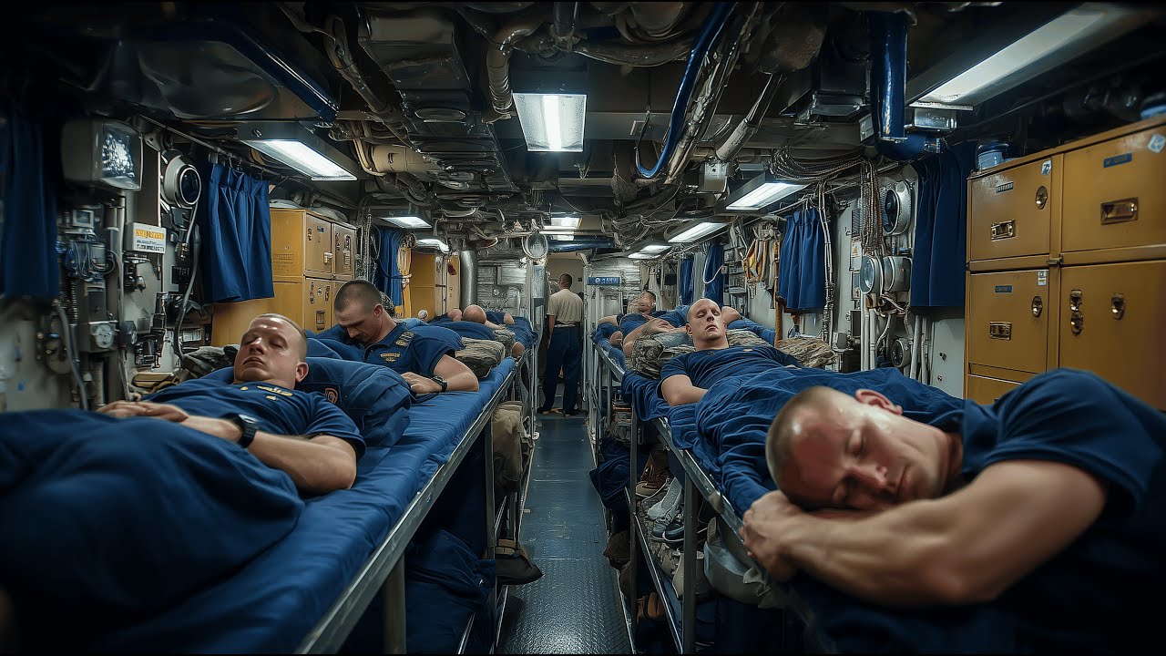 How Submarine Crews Sleep, Eat, and Work on a Nuclear Submarine