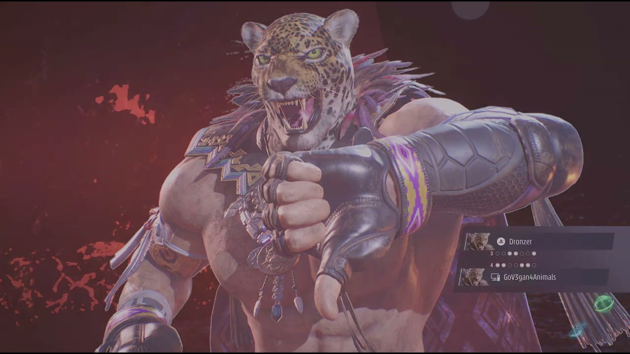 King mirror against Tekken God King, King vs King, Tekken8