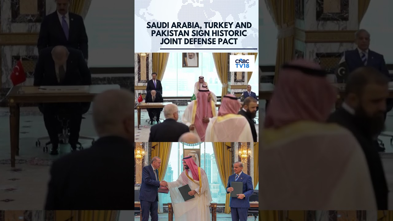 WATCH: Saudi Arabia, Turkey, Pakistan Sign Landmark Joint Defence Agreement | Shehbaz Sharif | N18G