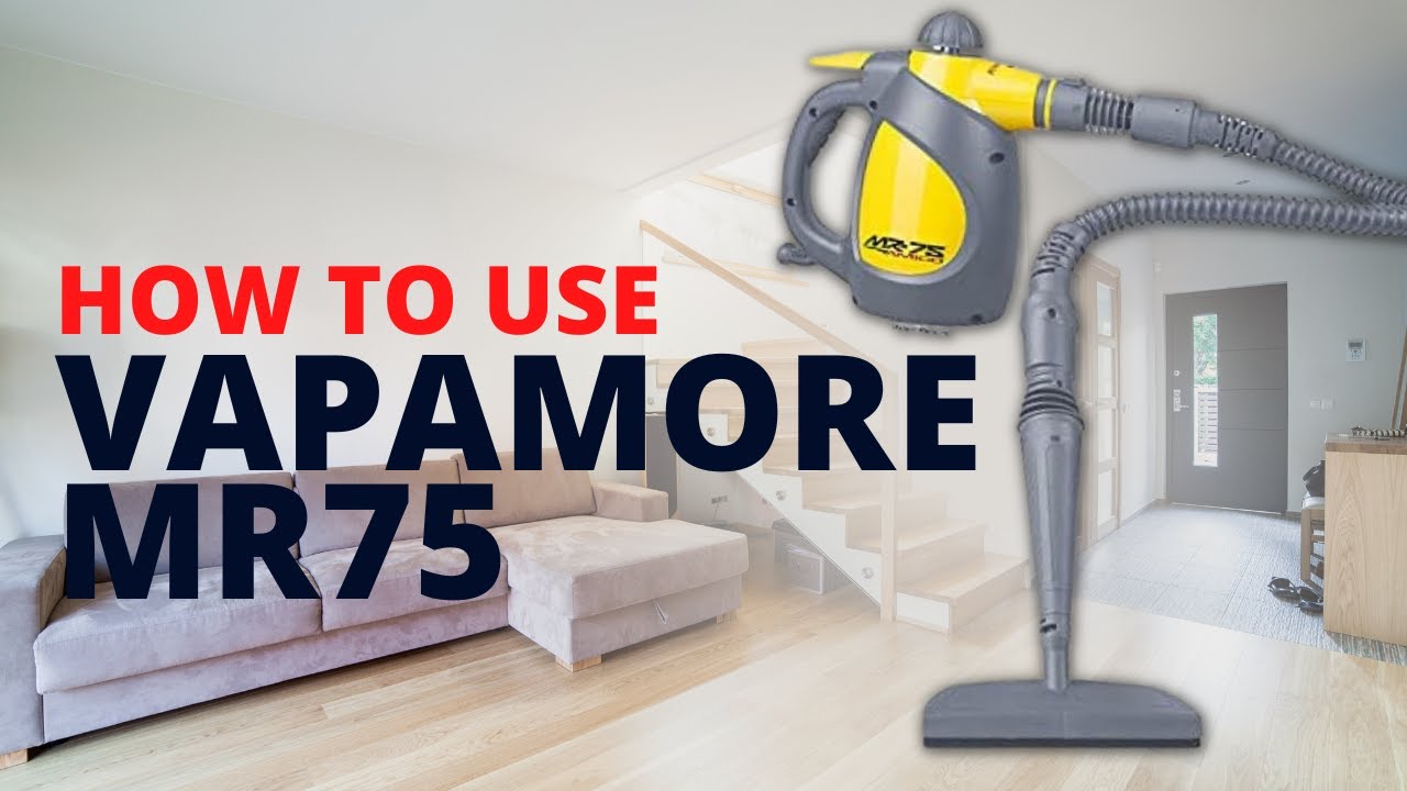 A Demo On How To Use Vapamore MR-75 Amico Steam Cleaner