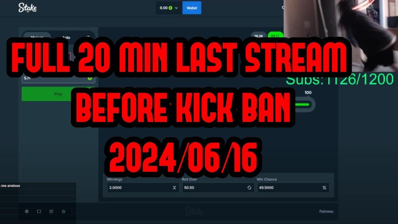 BOSSMANJACK - RARE FULL STREAM BEFORE KICK BAN 2024/06/16.