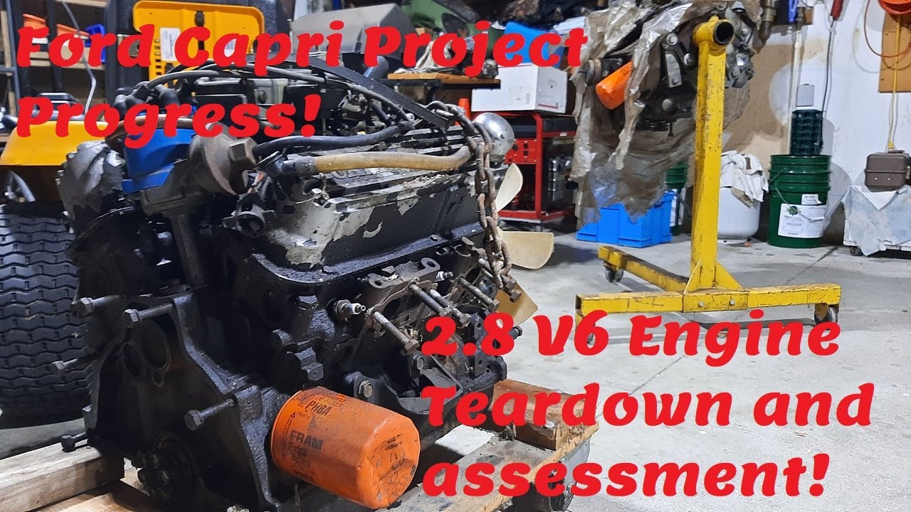 Сборка двигателя Ford Capri началась! Разборка Ford 2.8 V6: достаточно ли хорош для сборки? Capri...
