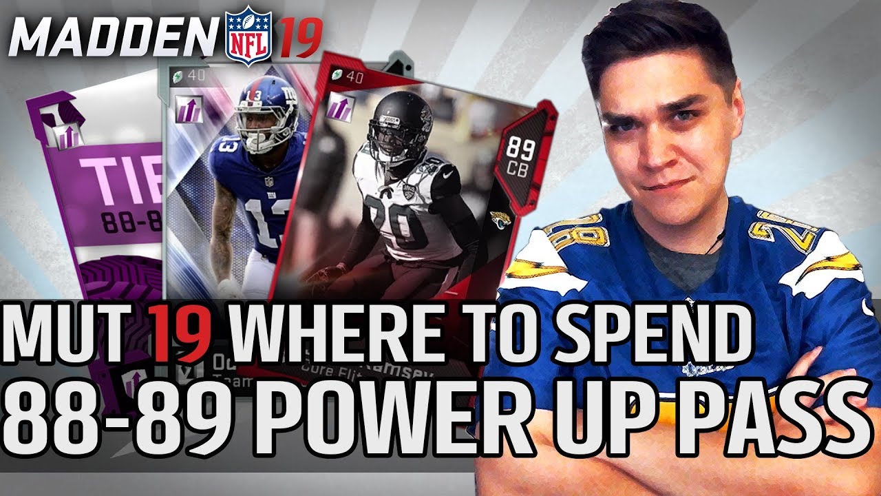 Where to Spend 88-89 Power Up Pass | Madden 19