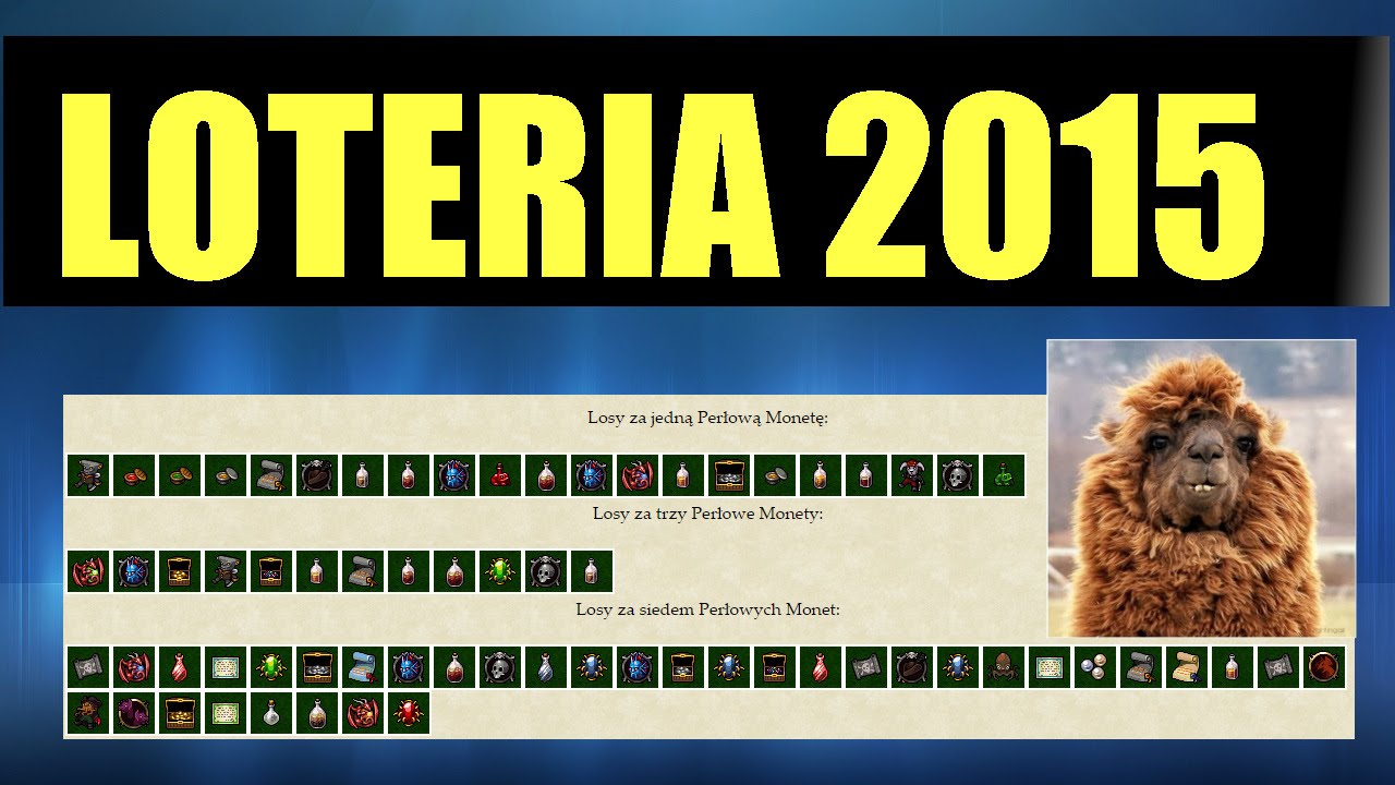 Loteria 2015 - Event Wielkanocny Dwie Lamy losują -[14000 groszy] Margonem