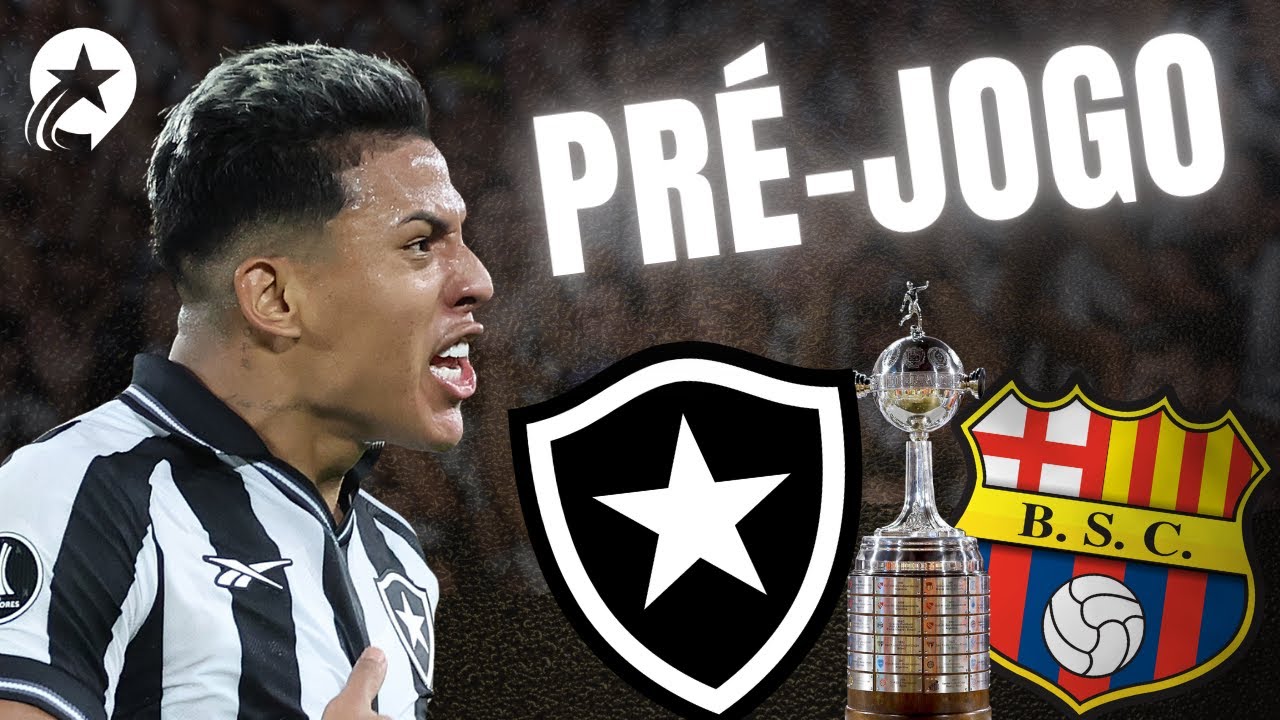 ⚽️PRÉ-JOGO BOTAFOGO x BARCELONA - FASE 3 LIBERTADORES 2026 (VOLTA)