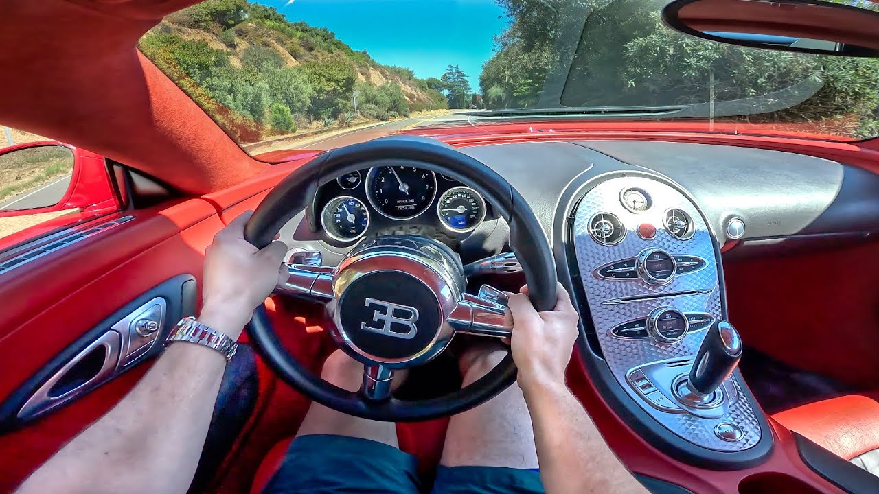 Каково это — водить Bugatti Veyron (POV)