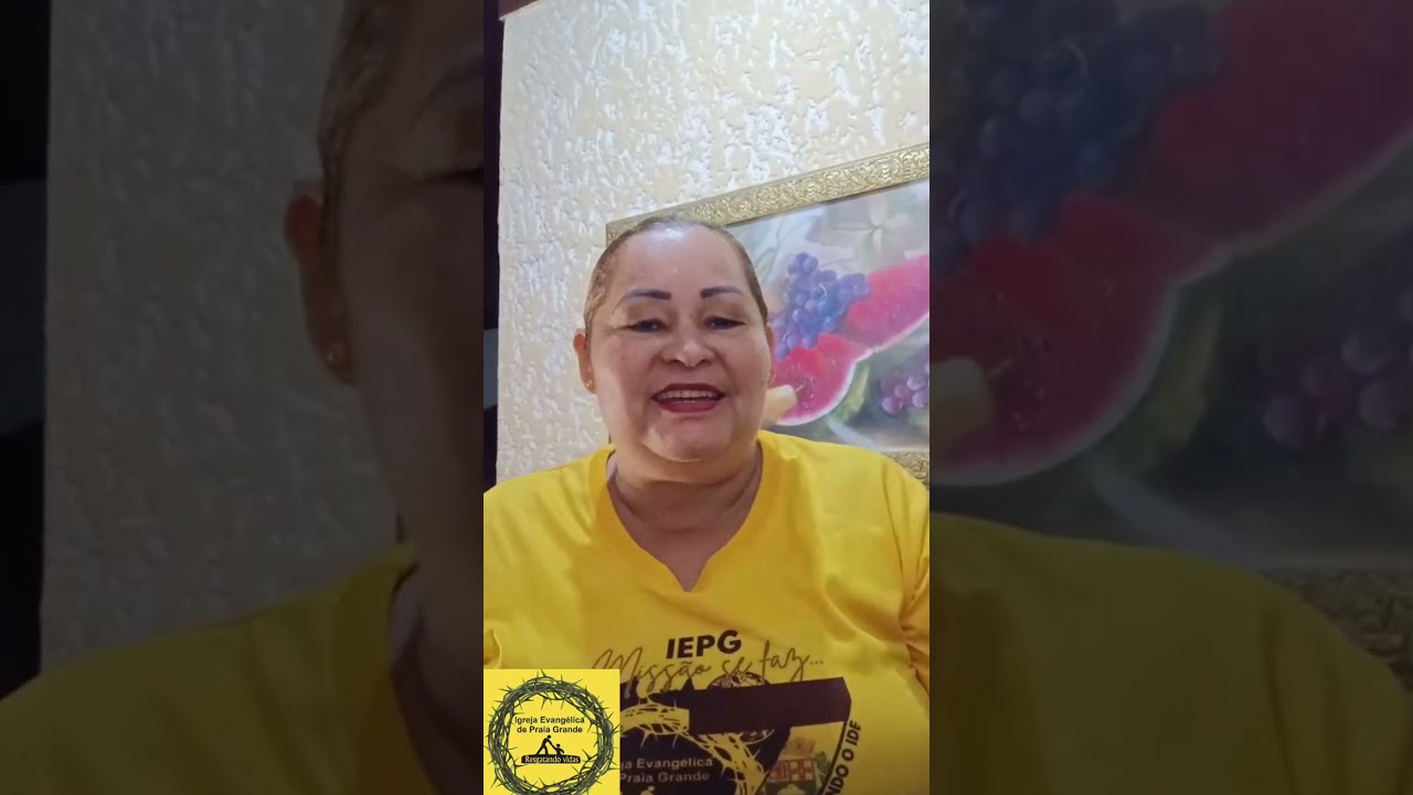 Momento di&aacute;rio com Deus- Mulheres fortes IEPG irm&atilde; Maria Xavier louvando ao Senhor 