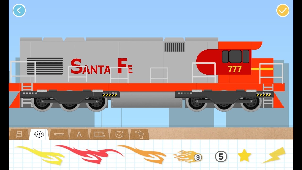 Locomotive Santa Fe U28CG (Request) - Labo Brick Train