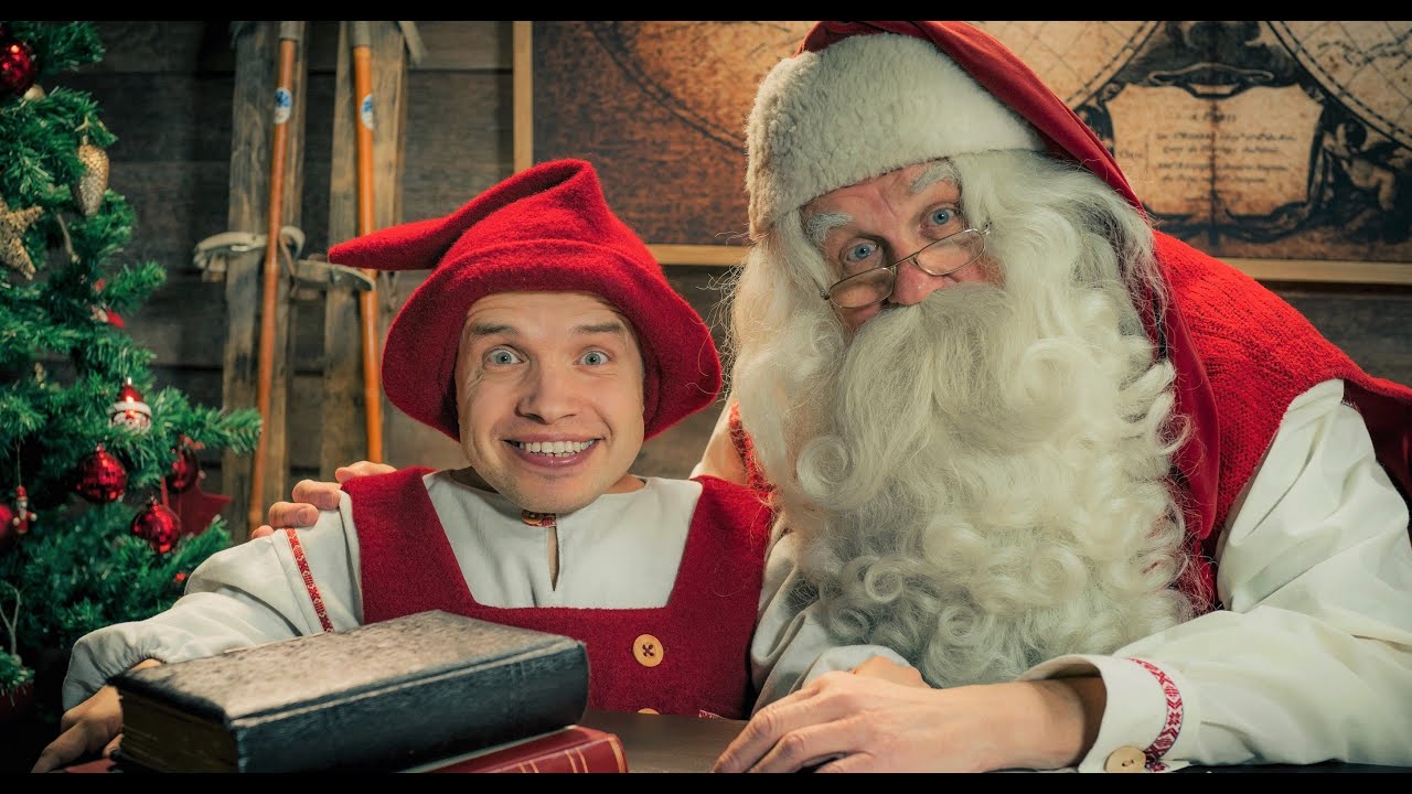 Messaggio di elfi di Babbo Natale in Lapponia 🎅 Kilvo Elfo di Santa Claus in Finlandia per i bambini