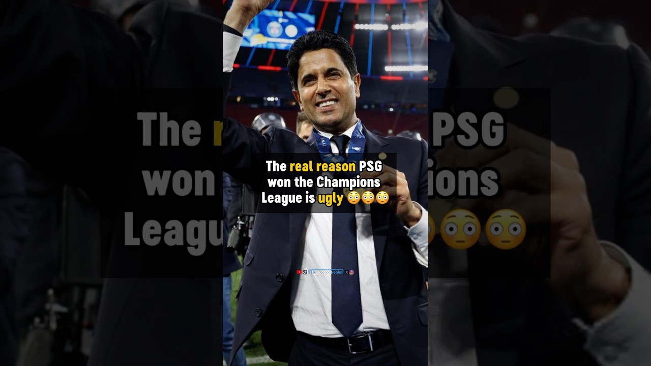 The UGLY reason PSG won the UCL 😬
