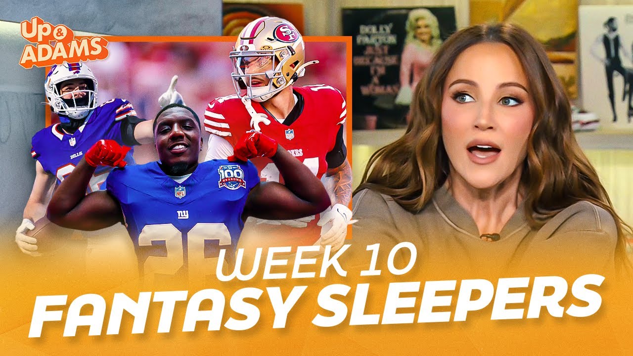 Kay Adams' NFL Week 10 Fantasy Sleepers - Devin Singletary, Ricky Pearsall, and Dalton Kincaid