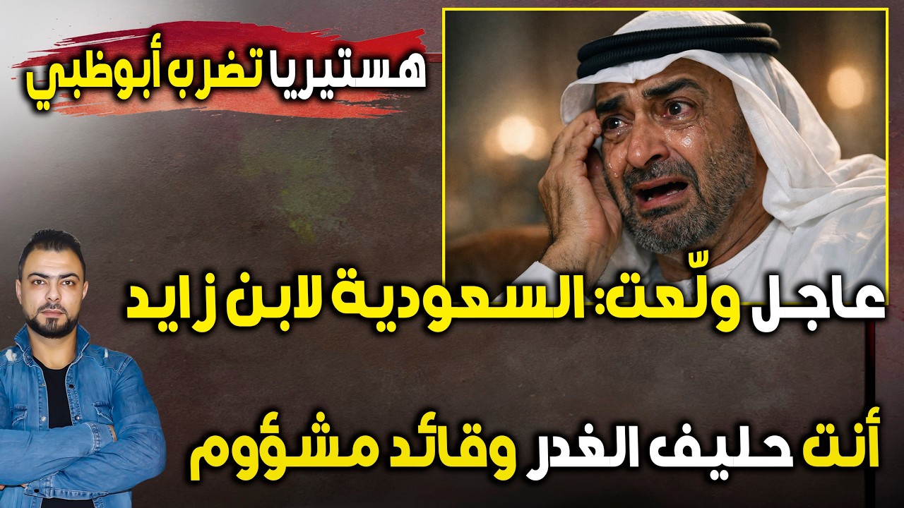 عاجل ولّعت: السعودية لابن زايد: أنت 