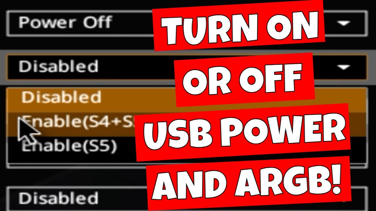 Как включить или выключить USB и ARGB на материнской плате ASUS AM5 в режиме ожидания S4 S5