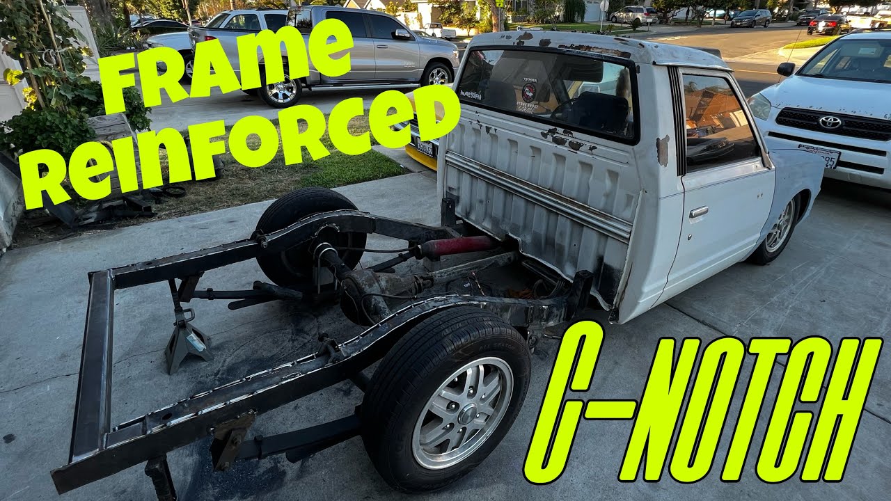 REINFORCING FRAME + C-NOTCH ON THE MINITRUCK !