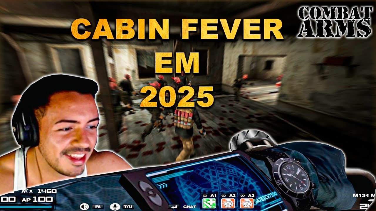 COMBAT ARMS || MODO MAIS AMADO DE EQUIPE ARMADA || JOGAMOS CABIN FEVER EM 2025