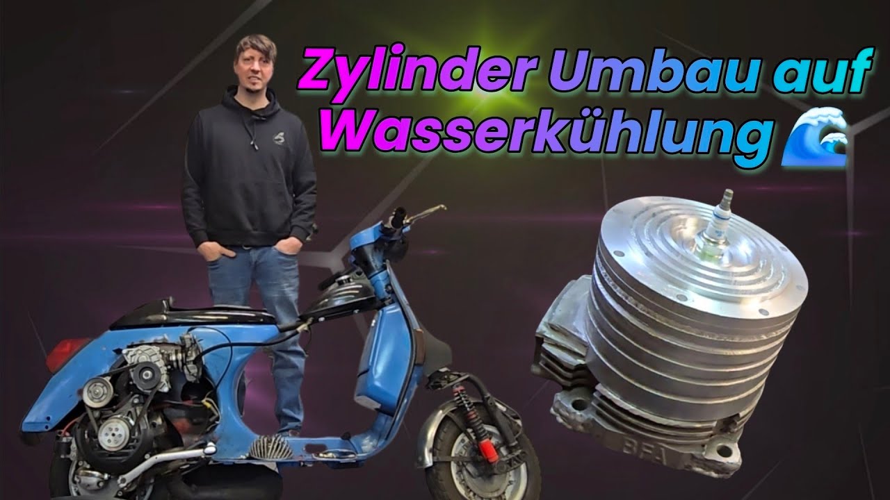 🌊  Kompresser 2 Takt Motor bekommt jetzt einen Wasserkühlung