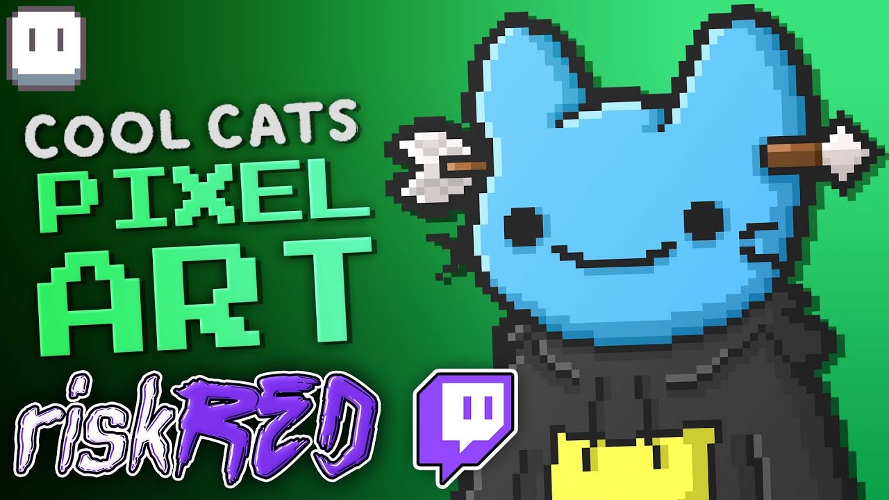 Turning my Cool Cat into PIXEL ART! | ASEPRITE [August 5th, 2021]