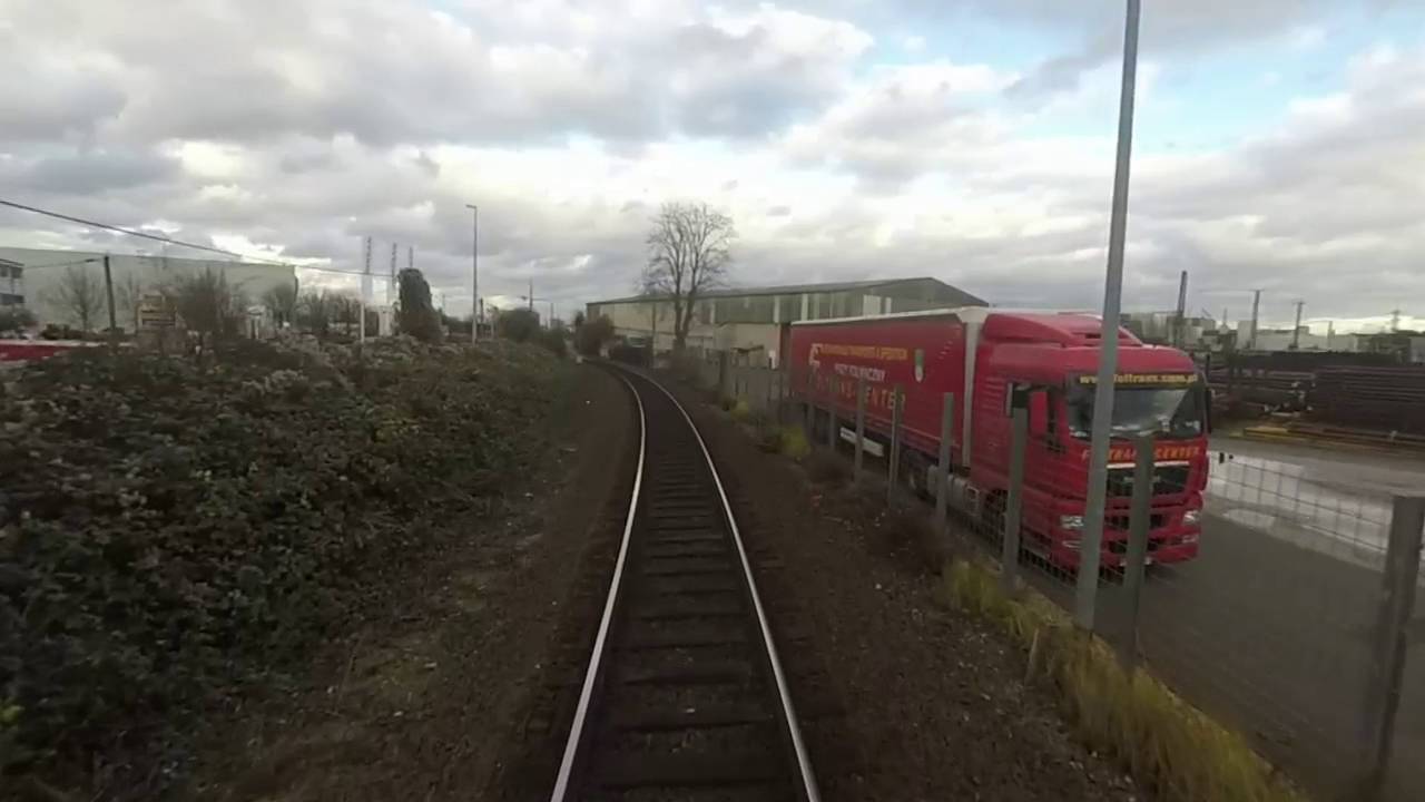 Führerstandmitfahrt, Cabinerit:  HGK Betriebswerk Brühl - HGK Niehl Hafen