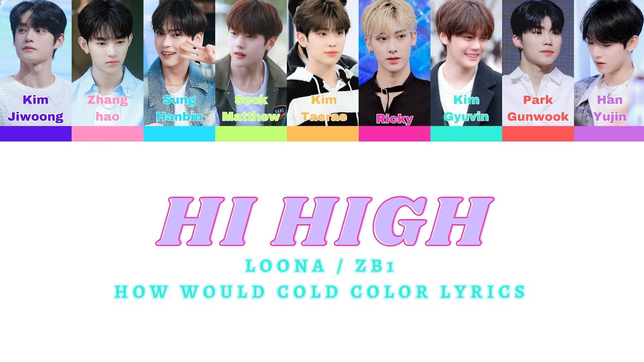 How would ZB1 sing hi high loona (Male.ver)