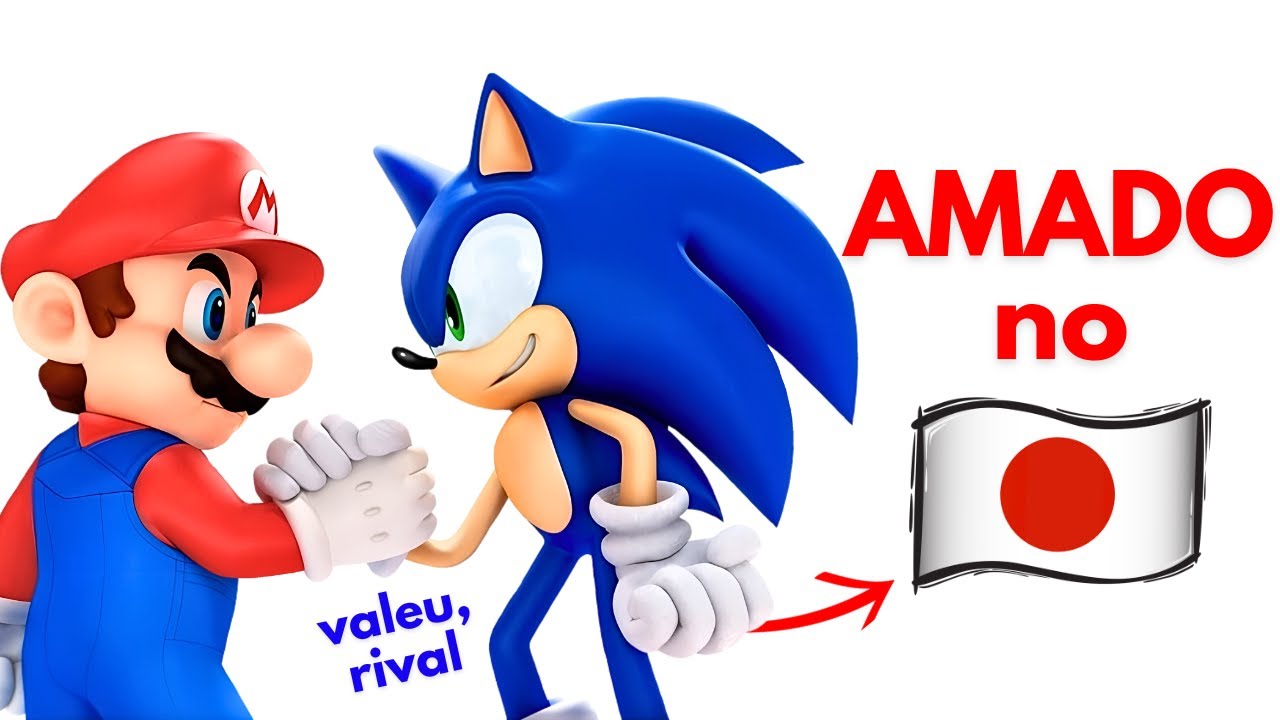 Como o Mario SALVOU o Sonic no Japão??