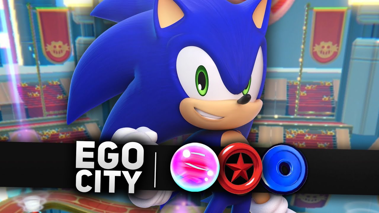 Sonic Dream Team - Ego City (Launch 100% Guide) (All Red Star Rings/Blue Coins)