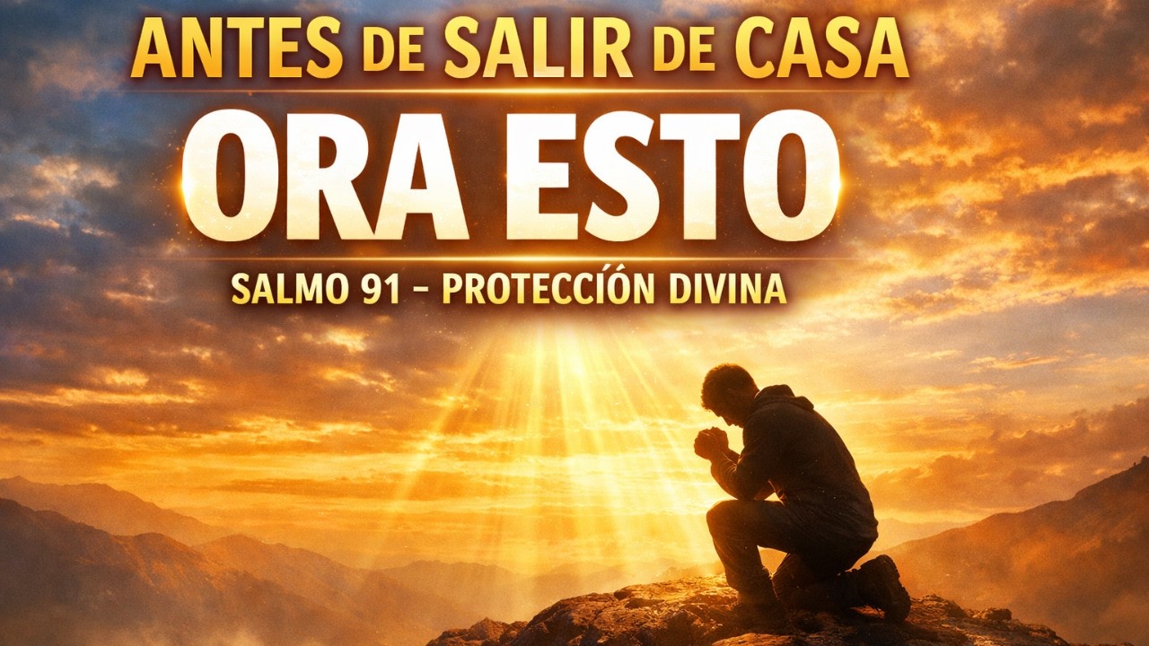 ANTES DE SALIR DE CASA, ORA ESTO | Salmo 91 – Protección Divina para Hoy 🛡️🙏