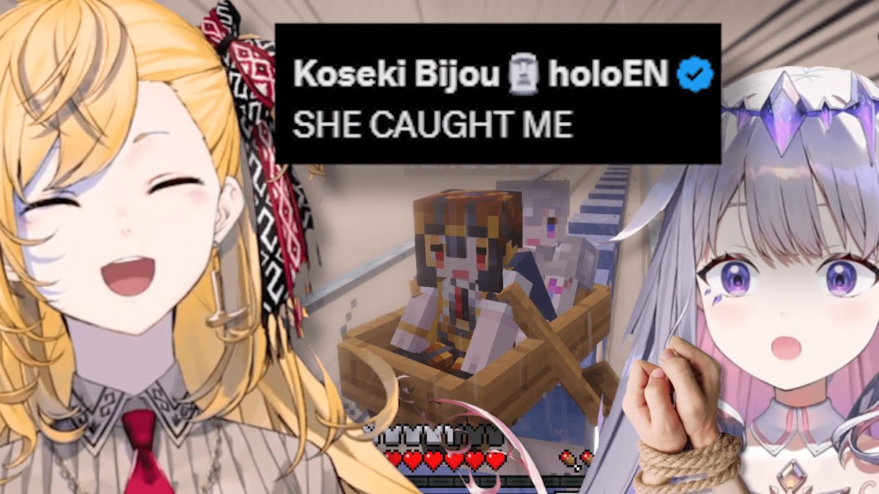 Kaela Kidnap Bijou Off Stream To Go Minecraft Adventure!【Hololive】