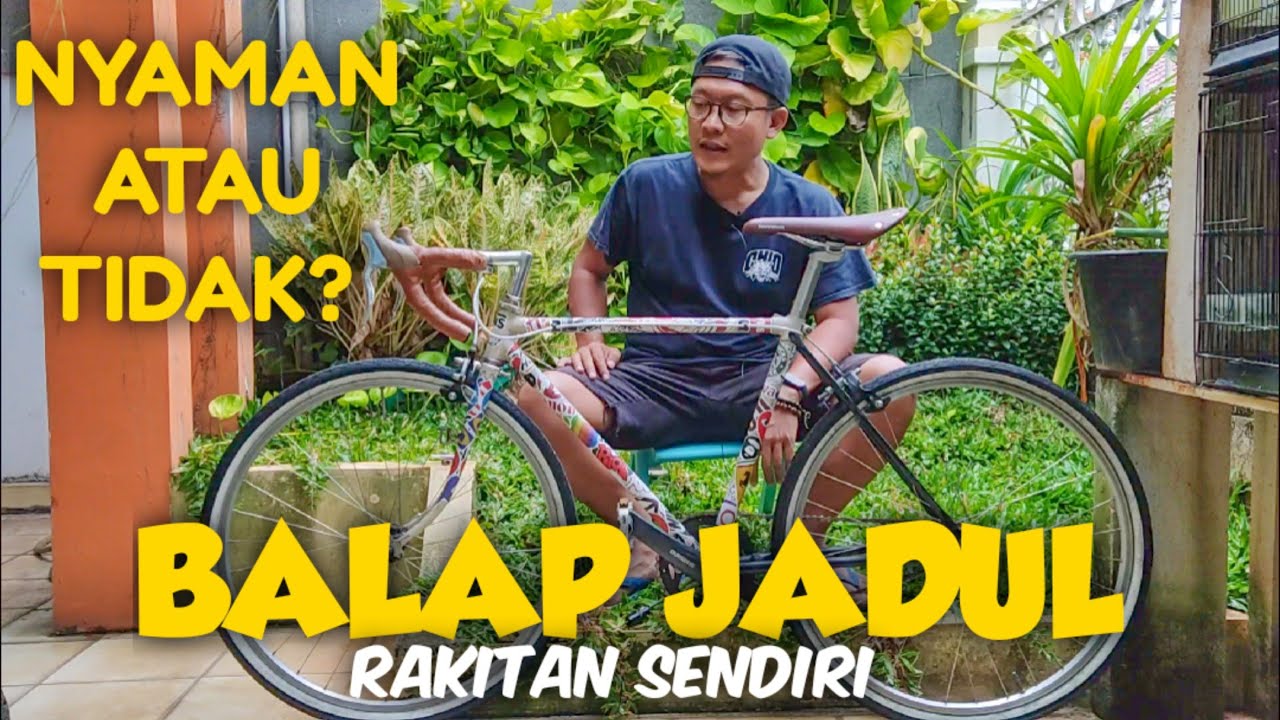 Review Sepeda Balap Jadul Rakitan Sendiri
