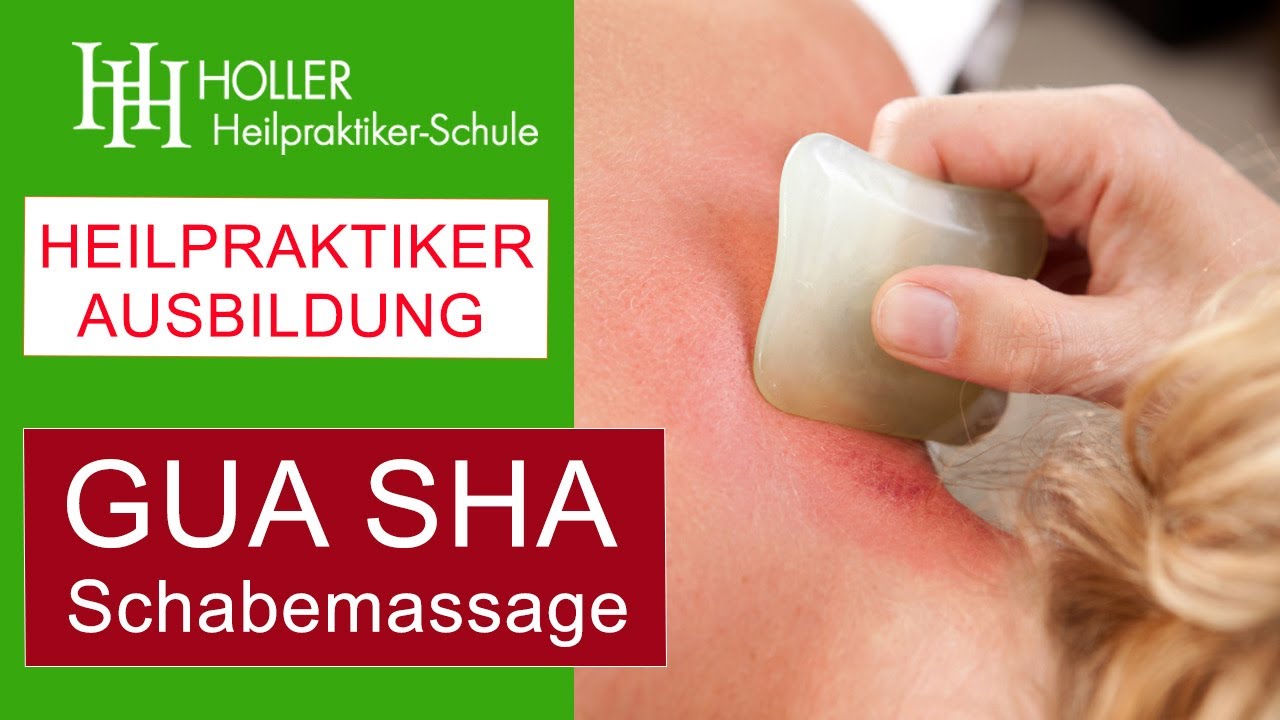 Gua Sha Schabemassage in der HOLLER Heilpraktikerschule