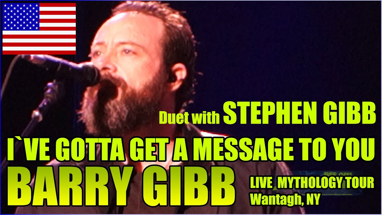 Barry Gibb - BEE GEES - I´ve Gotta Get A Message To You   LIVE Mythology USA Tour 2014 **HQ** 8/20