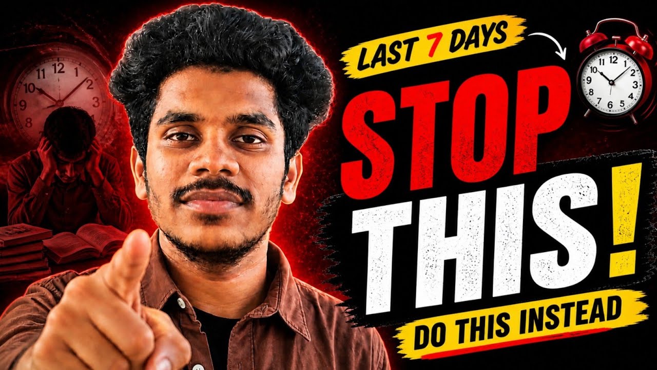 Last 7 Days EAMCET 2026 Strategy 🔥 How to Score 100+ Marks (Real Plan)