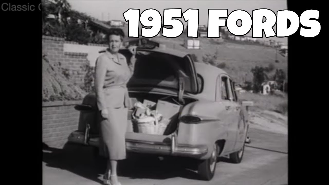 RARE 1951 Ford Commercials That Made Me Miss My Mom!