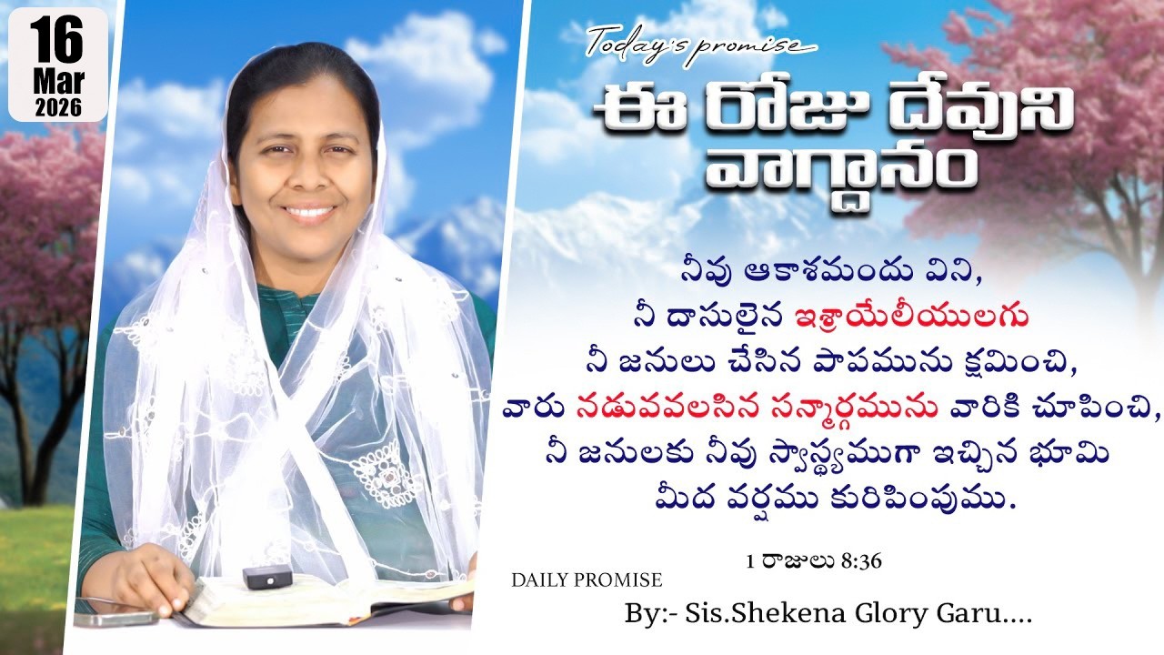 Today's Promise and Prayer | Shekena Glory Short Message | God Greatest Miracles | Shekena Glory