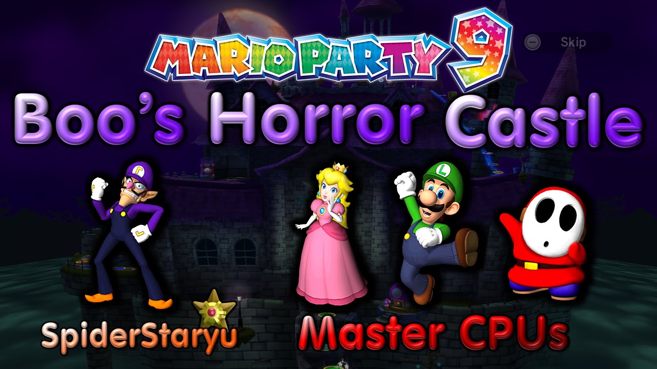 Mario Party 9 - Boo's Horror Castle (Master CPUs/Waluigi)
