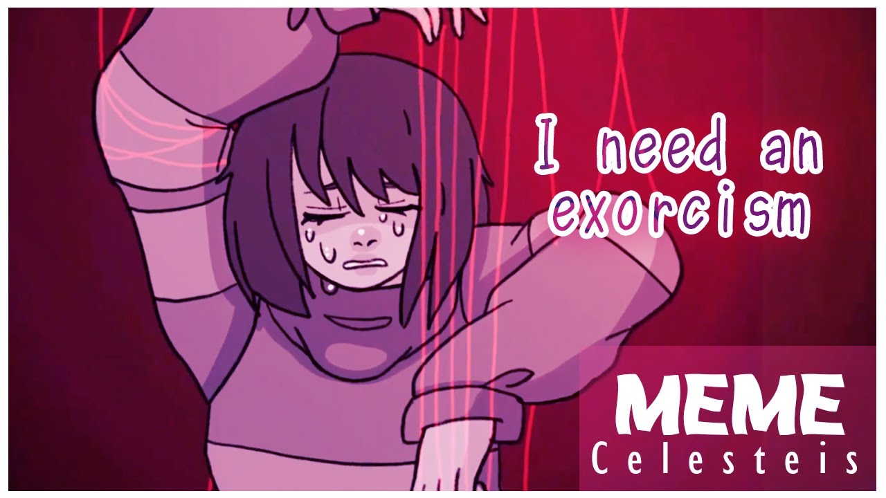 ⊱ ⋮ I need an exorcism - tweening meme extended ♡ ver. chara & frisk ⋮ ⊰ (EN/ESP)