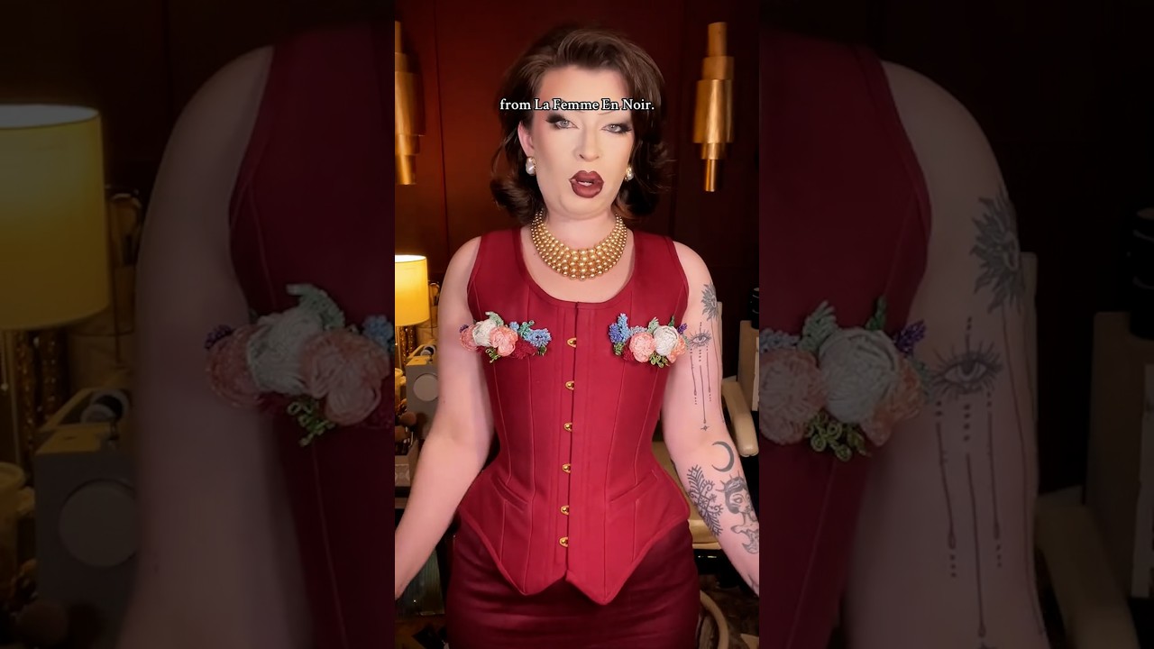 Design spotlight: androgynous flat-chested #custom #corset vest for @The Mother Birdie #drag