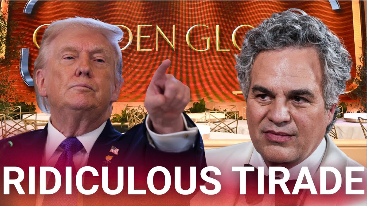 Mark Ruffalo goes on ridiculous anti-Trump tirade at the Golden Globes