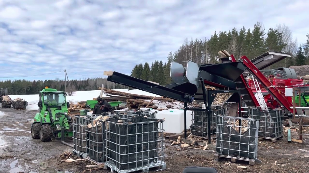Hakki pilke 55 pro and hakki roller. 9 mottia 20 minuutissa.