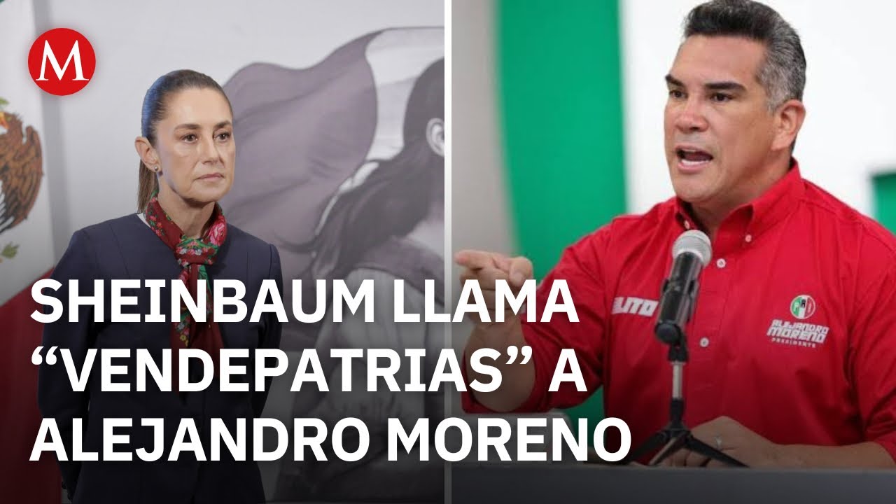 Sheinbaum vs Alejandro Moreno: As&iacute; critic&oacute; la presidenta al priista tras su viaje a Estados Unidos