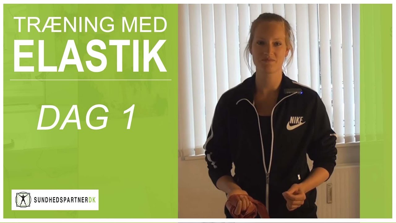 Elastiktræning, ryg og skuldre med Sundhedspartnerdk, dag 1