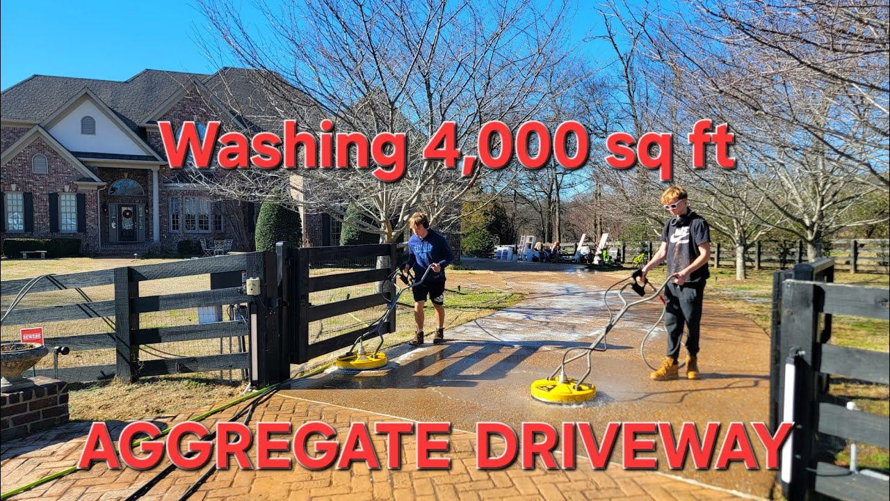 🔥Pressure Washing SECRET for Aggregate Driveways