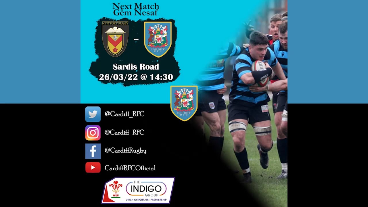 Newport v Cardiff - 26th March 2022