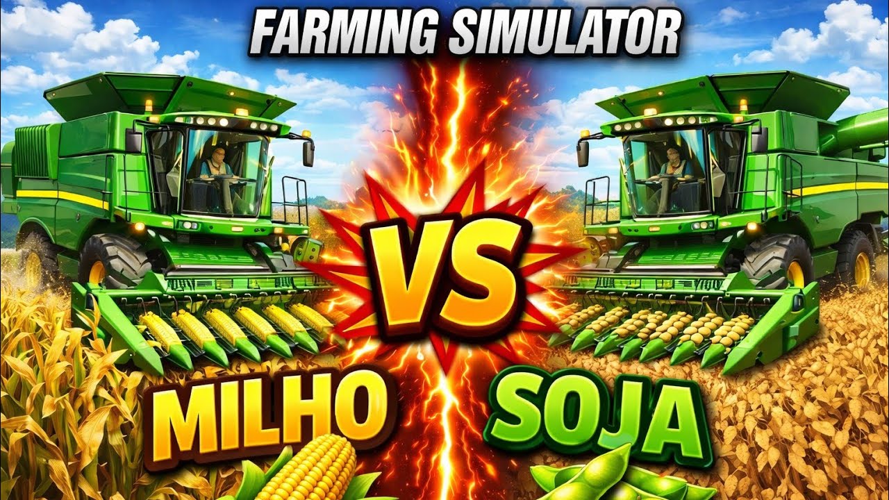 Qual cultura dá mais dinheiro? Milho ou Soja 🌽💰 Farming Simulator !