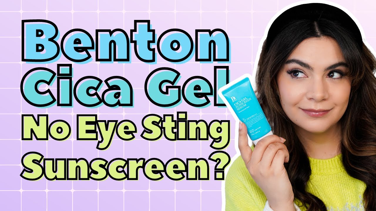 No Eye Sting!? Benton Cica Gel Sunscreen Serum Review