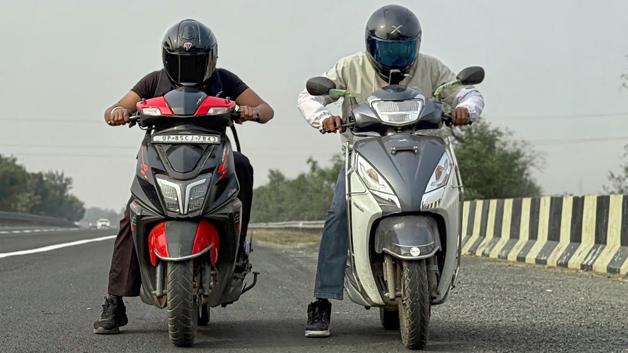 2026 Tvs Jupiter 125 vs Tvs Ntorq 125 || Drag Race 