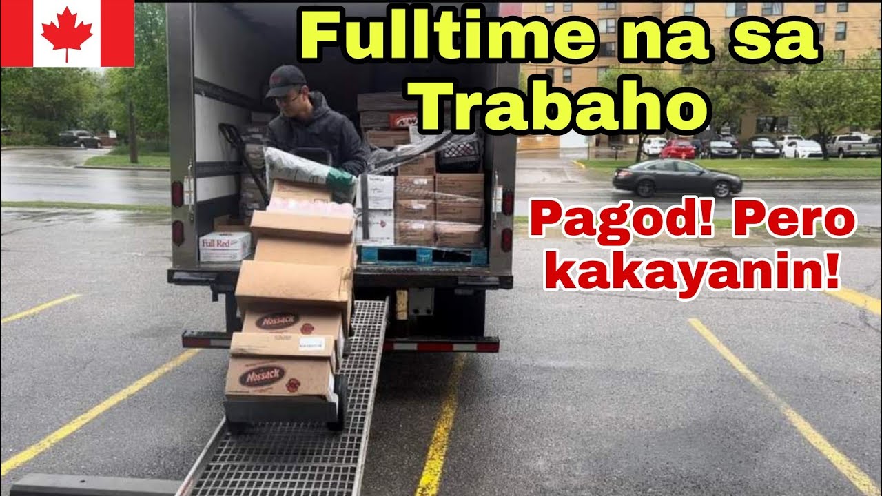 Kargador | Delivery Boy sa Canada | Solo Driver na | Pinoy Trucker | Buhay sa Canada