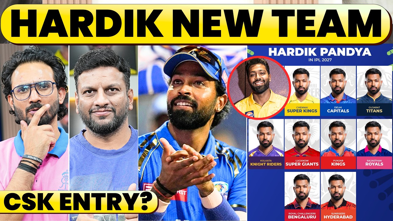 HARDIK PANDYA IN CSK AFTER MI? OTHER OPTIONS & YASHASVI, SHREYAS OPTIONS