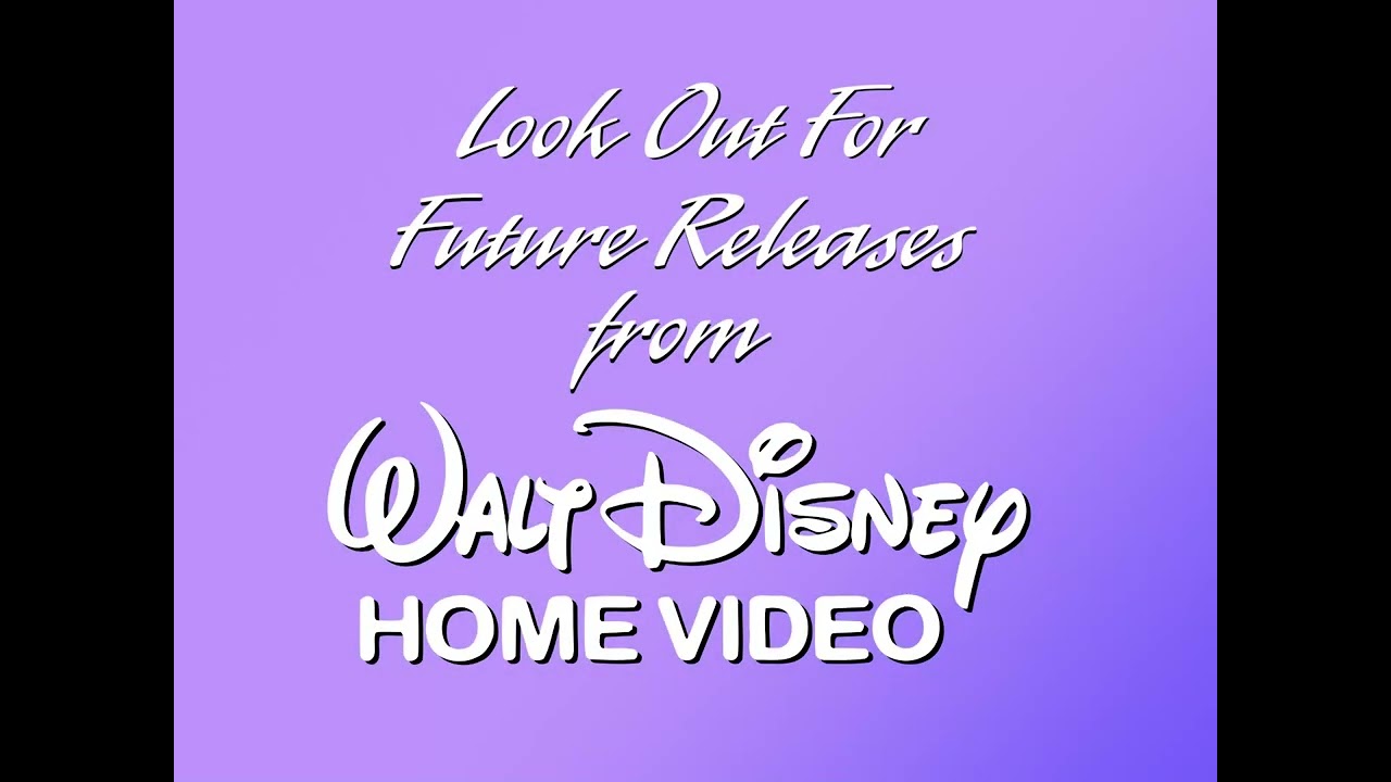 Look Out for Future Releases from Walt Disney Home Video Bumper  [Lilac Blue variant] (Fanmade) [UK]