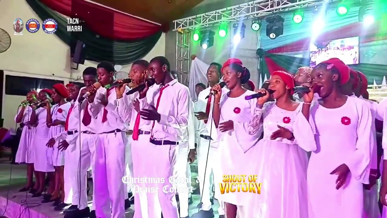 TACN WARRI AREA YOUTH CHOIR MINISTERATION AT CHRISTMAS CAROL AND PRAISE CONCERT.